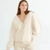 Cheap Cable Cardigan Ull Dam Loungewear