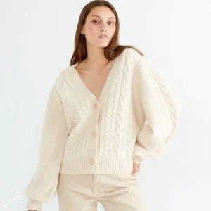 Cheap Cable Cardigan Ull Dam Loungewear