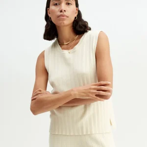 Best Finstickad Armlos Topp Dam Loungewear