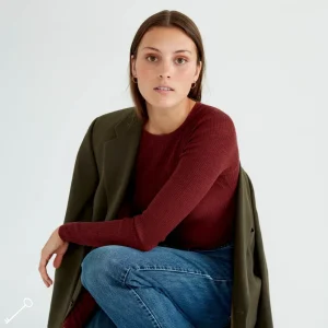 Store Langarmad Topp Merinoull Dam Loungewear