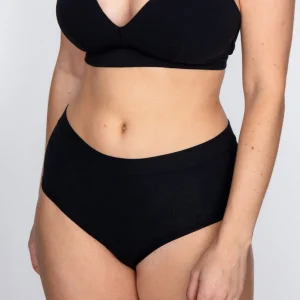 Fashion Trosor High Waist Ekologisk Bomull 1-Pack, Utan Stram Resar Dam Trosor