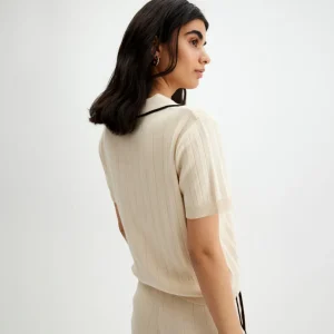 Online T-Shirt Med Pikekrage Dam Loungewear