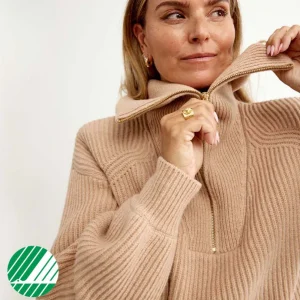 Store Turtleneck Zip Dam Troja