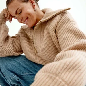 Store Turtleneck Zip Dam Troja