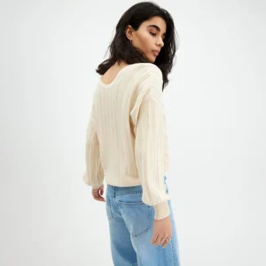 Fashion Vandbar Troja Med V-Ringning Dam Loungewear