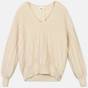 Fashion Vandbar Troja Med V-Ringning Dam Loungewear